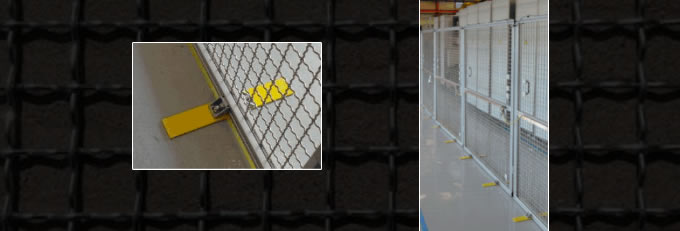 Crimped Steel Mesh Mobile Fencing with Feet