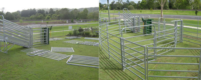 6 Steel Rails Fencing